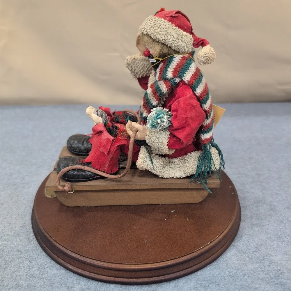 Emmett Kelly Jr‎ REAL RAGS Watch Out Below Collection  Clown Christmas Figurine - Picture 7 of 12